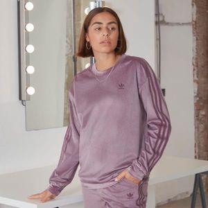ADIDAS OG Corduroy Velvet CREW SWEATER Size XS